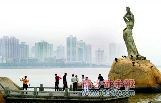 &ldquo;漁女&rdquo;已成為珠海標(biāo)志性的景點(diǎn)。資料圖片